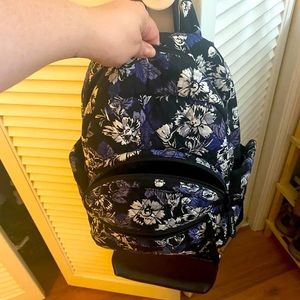 Vera Bradley backpack and matching pill organizer and wallet